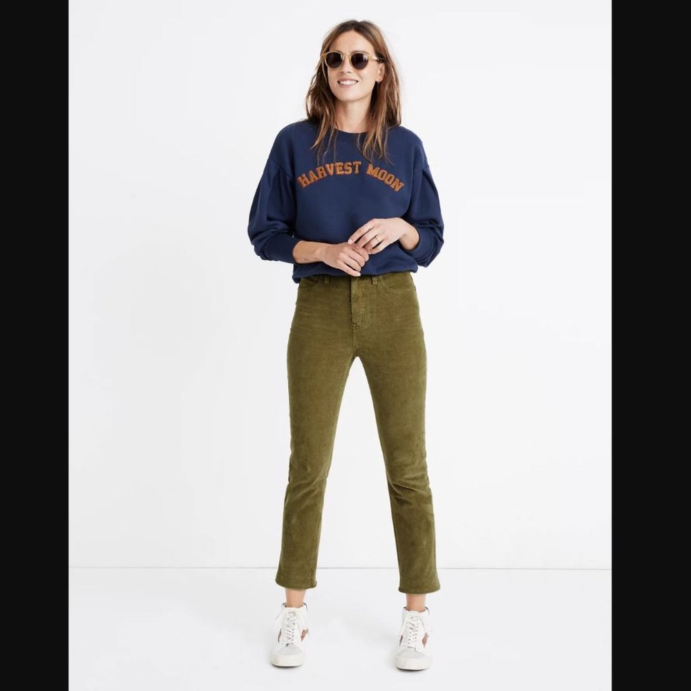 Madewell Classic Straight Corduroy Jeans - Size 25